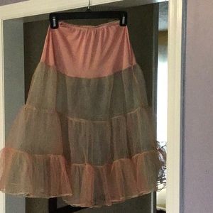 3 layered multi colored petticoat